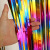 Factory Direct Sales Colorful Multicolor Tinsel Curtain Birthday Party Background Wall Decoration and Layout Supplies Tassel Rain Silk Door Curtain