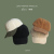 Lamb Fleece Peaked Cap Women's Autumn and Winter Warm Corduroy Soft Top Baseball Cap Curved Brim Hat