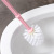 Creative Household Plastic Long Handle Japanese Toilet Brush Toilet Brush Set with Seat Toilet Cleaning Set