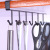 Cabinet Seamless Hook Kitchen Six-Piece Nail-Free Storage Rack Creative Metal Iron Art Kitchen Utensils Basket