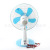 New  New Household Solar Dual-Purpose Electric Fan Five-Leaf Night Market Outdoor Camping Desk Fan 12V DC AC Electric Fan