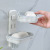 Simple Creative Punch-Free No Trace Stickers Wall-Mounted Double-Layer Drain Soap Box Durable Firm and Easy to Disassemble Soap Box