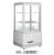 Four-Side Transparent Glass Refrigerated Display Cabinet Milk Cake Fresh Cabinet Beverage Freezer Vertical Single Door Commercial 58L