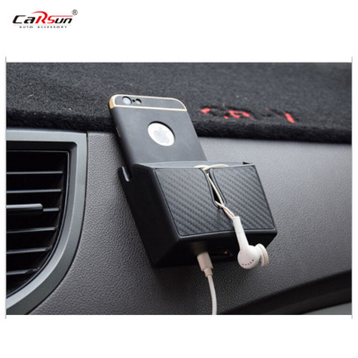Car Supplies Multifunctional Car Phone Storage Box in-Car Phone Holder Car Phone Charger Storage Box