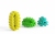 A Variety of Configurations of a Product, Cactus Dog Toothbrush, through Both Ends, Can Be Easily Matched with Molar