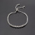 Korean Style Fashion Hollowed-out Diamond Claw Chain Bracelet Simple and Elegant round Bead Winding Hand Adjustable Bracelet