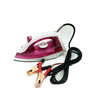 New   New Solar DC Electric Iron Dc12v Electric Iron Battery Directly Use Crocodile Clip Water Spray DC Iron