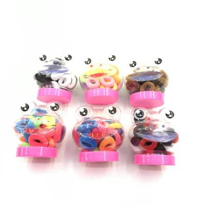 Factory Direct Sales Children's Elastic Colorful Ring Towel Ring Braid Head Ring