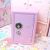 13407 Xinsheng Safe Box Pink Decorative Storage Box Piggy Bank Metal Iron Mini Dormitory Storage Cabinet