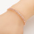 Korean Style Fashion Hollowed-out Diamond Claw Chain Bracelet Simple and Elegant round Bead Winding Hand Adjustable Bracelet