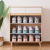 Simple One-Piece Shoe Rack Creative Double-Layer Thickened Shoe Holder Three-Dimensional Storage Shoe Organizing Rack