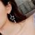 Five-Pointed Star Rhinestone Fashion Long Elegant Stars Stud Earrings Pendant Exaggerated Earrings Korean Jewelry Women