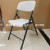 Export Plastic Chair Outdoor Wedding Hollow Blow Molding Chair Training Chair Shopping Mall Activity Folding Chair