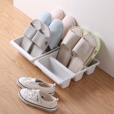 Simple Multi-Functional Home Living Room Shoe Rack Vertical Storage Shoe Support Organizing Storage Shoe Cabinet Dustproof Storage Rack