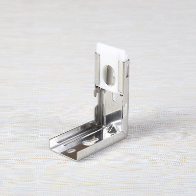 European-Style Curtain Stainless Steel Installation Code Installation Bracket Clip Curtain Straight Track Curved Rail Top Mounting Side Mounting Wall Mounting Code