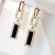 S925 Silver Needle All-Matching Ear Studs Women's Earrings Nightclub Popular Exaggerated Long Elegant Lady Earrings Eardrops B331