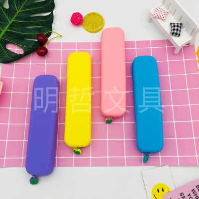 Creative Cute Silicone Pencil Case Partysu Student Storage Bag