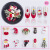 NEWBY Nail Ornament Christmas Alloy Series Nail Patch Snowflake Bell Nail Patch Holiday Gift