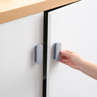 2-Piece Door and Window Auxiliary Handle Device Simple Paste Multi-Purpose Small Handle Household Cabinet Door Safety Door Handle