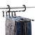 Multi-Layer Hanging Pants Storage Rack 5-in-1 Magic Magic Hanger Magic Pants Rack Stainless Steel Multifunctional Pants Rack