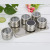 Magnetic Dustproof Visual Stainless Steel Spice Jar Spice Cruet Seasoning Box Outdoor Barbecue Six Flavors 12 Pieces Set