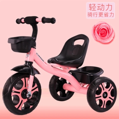 Factory Wholesale Children's Tricycle Bicycle Tricycle Tricycle Stroller Anti-Rollover Pedal for Children Aged 2-5