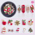 NEWBY Nail Ornament Christmas Alloy Series Nail Patch Snowflake Bell Nail Patch Holiday Gift