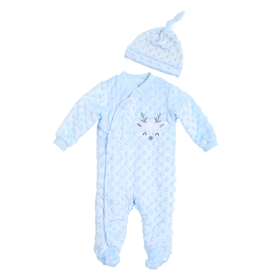 Baby Jumpsuit Fleece Newborn Clothes Baby Autumn Clothing Outing Clothes Crawling Clothes Winter Thermal Clothes Base