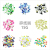 1.5cm Paper Scrap Sprinkling Flowers Balloon Paper Fillers Pieces Wedding Tossing Transparent Bounce Ball Balloon Paper Fillers 15G