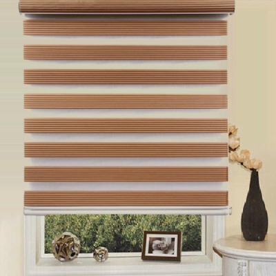 New Product Recommended Hot Sale Double-Layer Roller Shade Dimming Curtain Soft Gauze Curtain Kitchen and Bathroom Simple Warm Home Supplies