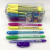 Macaron Ballpoint Pen Transparent PVC Box Packaging Jiahao Neutral Oil Pen JH-902 Hongya Stationery