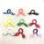 Factory Direct Sales Children's Elastic Colorful Small Rabbit Ears Mixed Ring Towel Ring Braid Head Ring