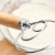 13-Inch Oak Handle Powder Feeder Flour Coil Blender and Dough Mixer Rolling Pin Stainless Steel Baking Egg Beater