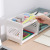 Desktop Double-Layer Plastic Storage Rack Office Stationery Cosmetics Storage Box Kitchen Bathroom Two-Layer Storage Rack