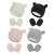 Baby Hat Knitted Hat 2020 Autumn and Winter Hat Gloves Set Cute Small Ears Shape Unisex Baby Hat