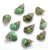 Spot Drill Drip Edge Green Snail Hand-Dipped Diamond Necklace Bracelet Pendant Ornament Accessories