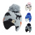 Knitted Hat for Children 2020 Autumn and Winter New Hat Scarf Set European and American Dinosaur Jacquard Girl's and Boy's Earmuffs