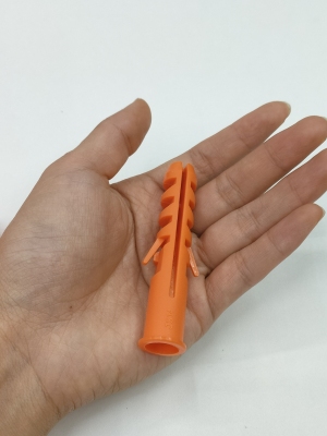 Factory have Stock Plastic Expansion Anchors 14mm Orange  Expand Nails With Screw Wall Plugs 