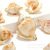 [Yibei] Fashion Gold-Plated Edge Shell Conch Horn Pendant DIY Processing Accessories Handicraft