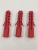 Plastic Expansion Wall Plugs Anchors  S12 Red Expand Nails With Screw 