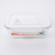 Glass Transparent Crisper Heat-Resistant Freeze-Resistant Refrigerator Storage Lunch Box Tape Air Hole Seal Freshness Bowl Wholesale