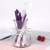 New Degradable Paper Sucker Solid Color Disposable Straws Independent Packaging Purple Cowhide Paper Sucker Customizable