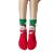 20 Autumn and Winter Coral Velvet Christmas Socks Santa Claus Elk Thickened Thermal Coral Fleece Women's Home Socks Boxed