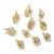 Yibei Electroplating Cut Dongfeng Snail Gold Plated Edge Conch Craft Cutting Conch Electroplating Ornament Accessories
