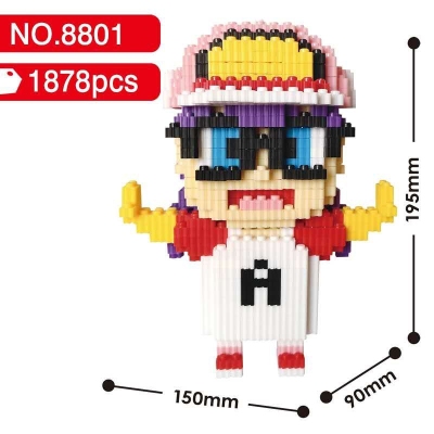 Micro Particle Puzzle Building Blocks Toy Cartoon Characters Marvel Series Small Particle Building Blocks