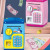 Cartoon Children Saving Pot Password Suitcase Safe Box Fingerprint Induction Automatic Money Roll Savings Bank Smart Safe Box