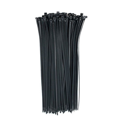 Cable Zipper Cable Tie Heavy 20.35cm50 Pound Tensile Strength Black Nylon Cable Tie Winding UV Protection