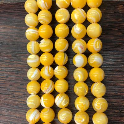 Shell round Beads Horseshoe Screw Dyed 10mm round Beads Loose Beads Ornament Accessories Necklace Bracelet DIY Ornament