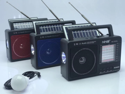 New Solar Bluetooth Sound Box NS-2025SL Multifunctional Bluetooth Speaker