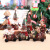 Christmas Tree Decorations Cartoon Doll Snowflake Plaid Doll Christmas Tree Ornaments Children's Holiday Gifts